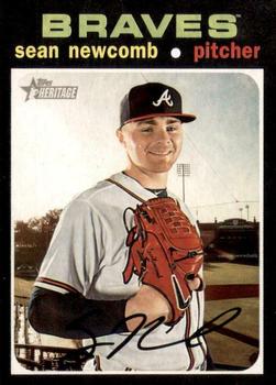 2020 Topps Heritage #430 Sean Newcomb Front