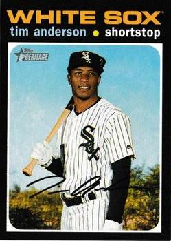 2020 Topps Heritage #436 Tim Anderson Front