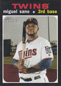 2020 Topps Heritage #441 Miguel Sano Front