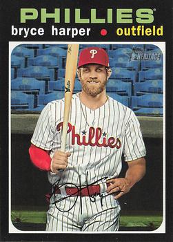 2020 Topps Heritage #447 Bryce Harper Front