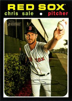 2020 Topps Heritage #451 Chris Sale Front
