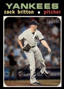 2020 Topps Heritage #460 Zack Britton Front