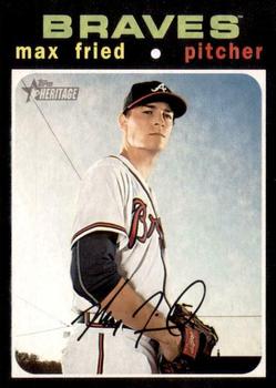 2020 Topps Heritage #465 Max Fried Front
