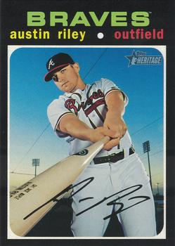2020 Topps Heritage #491 Austin Riley Front