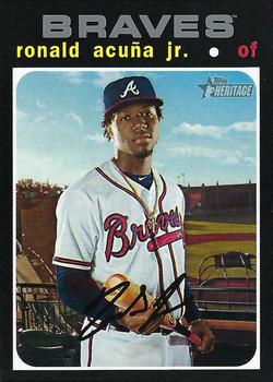 2020 Topps Heritage #464 Ronald Acuña Jr. Front