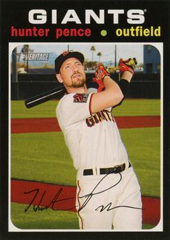 2020 Topps Heritage #511 Hunter Pence Front