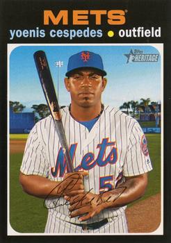 2020 Topps Heritage #581 Yoenis Cespedes Front
