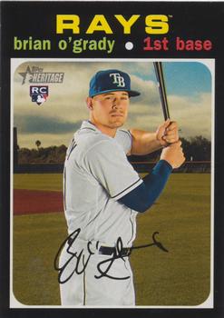 2020 Topps Heritage #610 Brian O'Grady Front