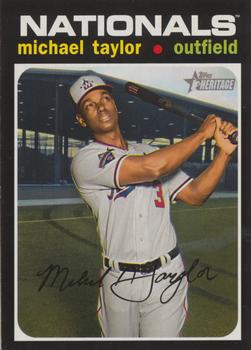 2020 Topps Heritage #621 Michael Taylor Front