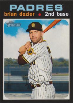 2020 Topps Heritage #635 Brian Dozier Front