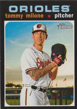 2020 Topps Heritage #696 Tommy Milone Front