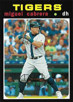 2020 Topps Heritage #704 Miguel Cabrera Front