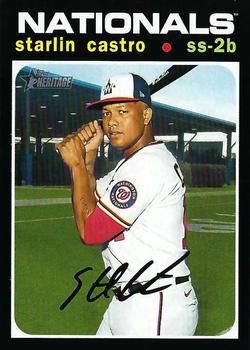 2020 Topps Heritage #709 Starlin Castro Front