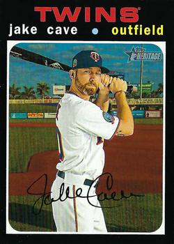 2020 Topps Heritage #710 Jake Cave Front