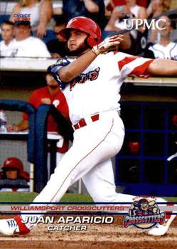 2019 Choice Williamsport Crosscutters #01 Juan Aparicio Front