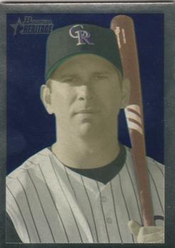 2006 Bowman Heritage - Silver Foil #80 Todd Helton Front