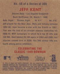 2006 Bowman Heritage - Mini #58 Jeff Kent Back