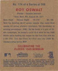 2006 Bowman Heritage - Mini #174 Roy Oswalt Back