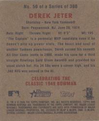 2006 Bowman Heritage - Mini #50 Derek Jeter Back