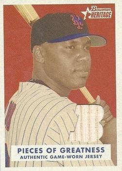 2006 Bowman Heritage - Pieces of Greatness #PG-CF Cliff Floyd Front