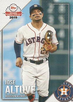 2019 Topps National Baseball Card Day - Houston Astros #HOU-1 Jose Altuve Front
