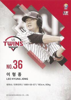 2019 SCC Premium Collection #SCCP1-19/175 Hyung-Jong Lee Back