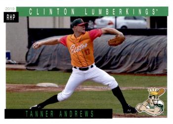 2019 Grandstand Clinton LumberKings #NNO Tanner Andrews Front