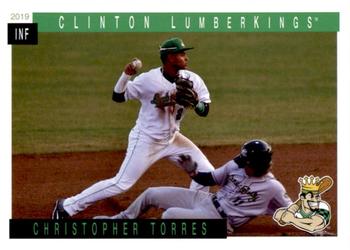 2019 Grandstand Clinton LumberKings #NNO Christopher Torres Front