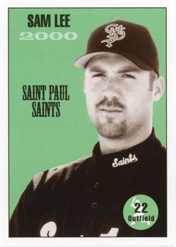 2000 St. Paul Saints #NNO Sam Lee Front