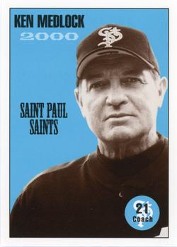 2000 St. Paul Saints #NNO Ken Medlock Front