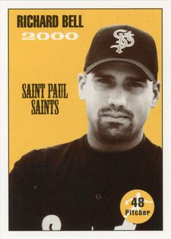 2000 St. Paul Saints #NNO Richard Bell Front