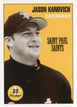 2000 St. Paul Saints #NNO Jason Kanovich Front