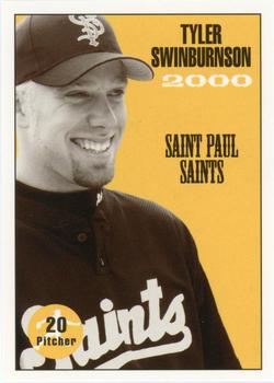 2000 St. Paul Saints #NNO Tyler Swinburnson Front