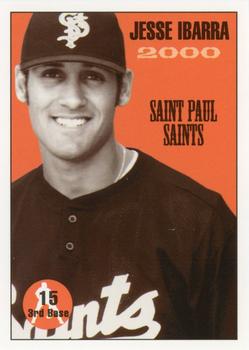 2000 St. Paul Saints #NNO Jesse Ibarra Front