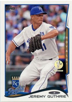 2014 Topps - 1st Edition #167 Jeremy Guthrie Front