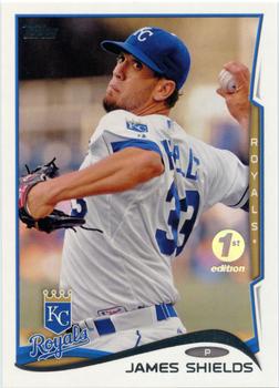 2014 Topps - 1st Edition #214 James Shields Front