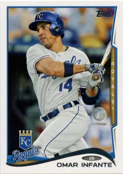 2014 Topps - 1st Edition #433 Omar Infante Front