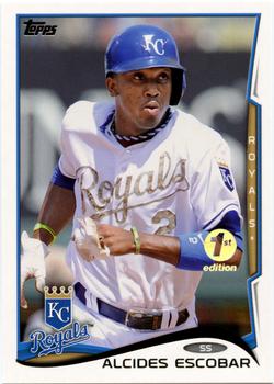 2014 Topps - 1st Edition #514 Alcides Escobar Front