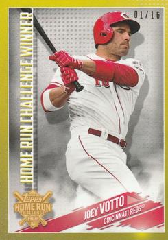 2019 Topps - Home Run Challenge Winners May Yellow Border #HRC-24 Joey Votto Front