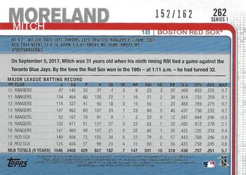2019 Topps - Foilboard #262 Mitch Moreland Back