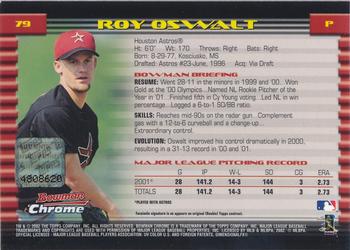 2006 Bowman Originals - Buyback Autographs #79 Roy Oswalt Back