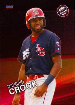 2019 Choice Louisville Bats #08 Narciso Crook Front