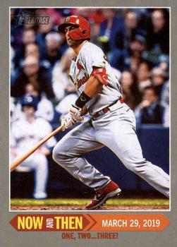 2019 Topps Heritage - Now and Then #NT-1 Paul Goldschmidt Front