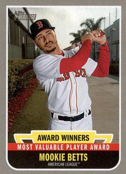 2019 Topps Heritage - Award Winners #AW-1 Mookie Betts Front