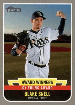 2019 Topps Heritage - Award Winners #AW-3 Blake Snell Front
