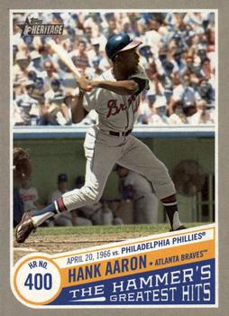 2019 Topps Heritage - The Hammer’s Greatest Hits #THGH-7 Hank Aaron Front