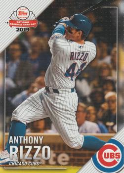 2019 Topps National Baseball Card Day - Chicago Cubs #CHC-2 Anthony Rizzo Front