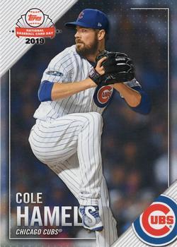 2019 Topps National Baseball Card Day - Chicago Cubs #CHC-10 Cole Hamels Front