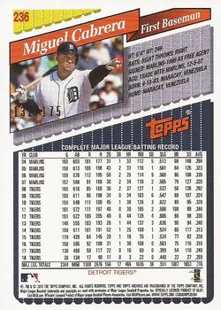 2019 Topps Archives - Purple #236 Miguel Cabrera Back