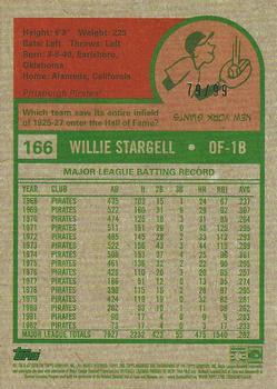 2019 Topps Archives - Silver #166 Willie Stargell Back